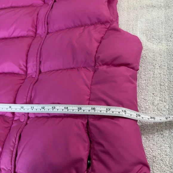 J.Crew Down Puffer Vest Purple /Magenta Size M Pre owned - Picture 15 of 16